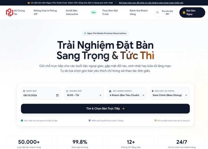 Đặt bàn - 01